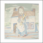 7)  Léonard FOUJITA / Marchande de lait