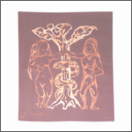 3)  Léonard FOUJITA / Adam et Eve